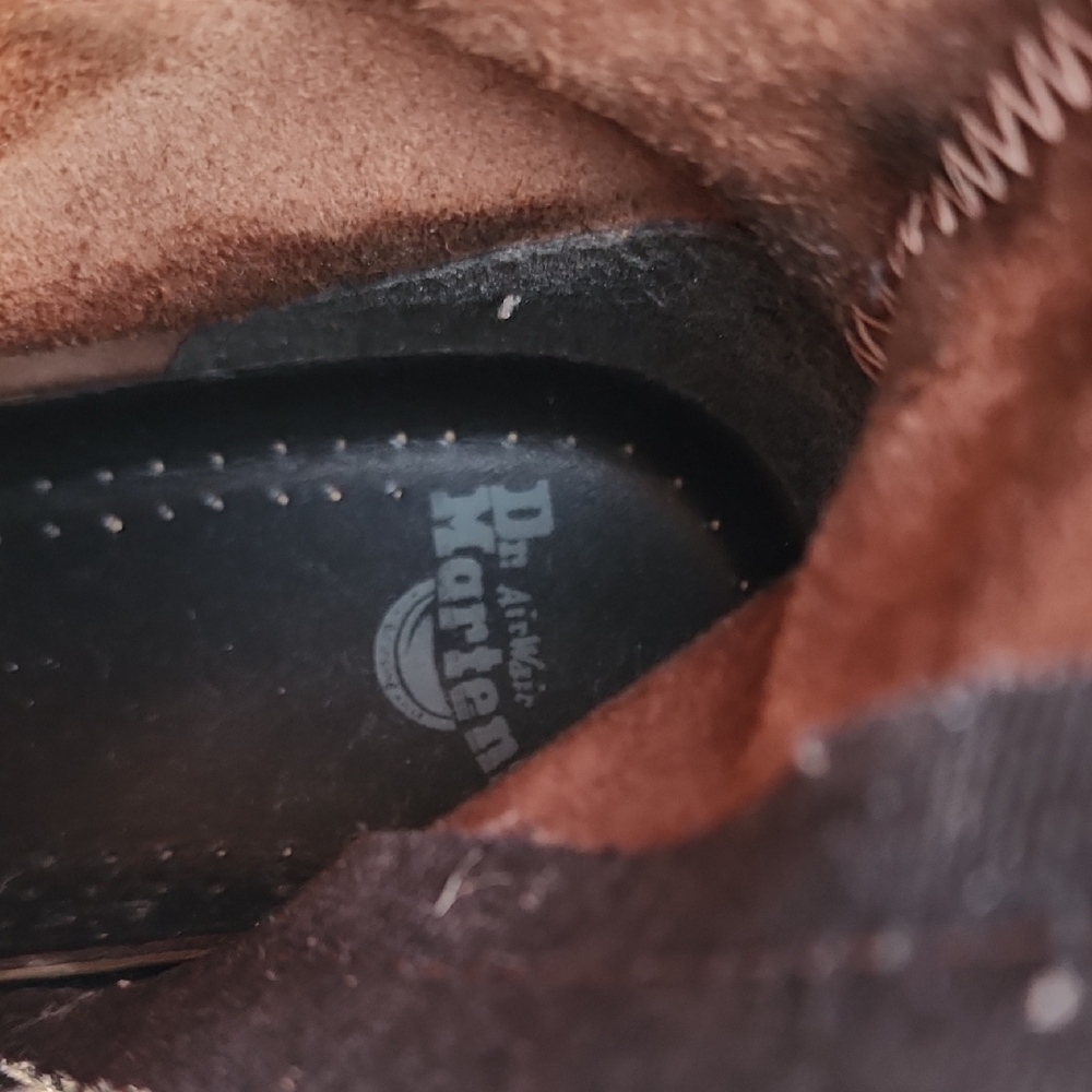 Dr. Martens 1B60 Bex Leather Pisa Lace-Up 20-Eyelet Knee-High Boots Size 8 - Picture 10 of 16